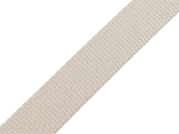 Premium Cotton Webbing Strap for Bags and Belts - 25mm Width, Dimensionally Stable