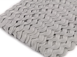 Premium Ric Rac Trim Ribbon (5mm Fabric Width) - Versatile Wavy Braid for Sewing and Crafting
