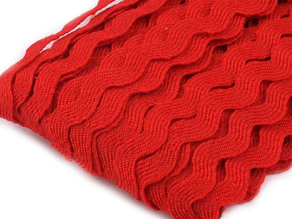 Premium Ric Rac Trim Ribbon (5mm Fabric Width) - Versatile Wavy Braid for Sewing and Crafting