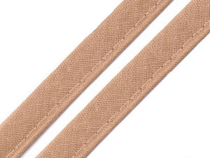 Premium 100% Cotton Insertion Piping - 12mm Reinforced Seam Bias Binding (50m Roll)