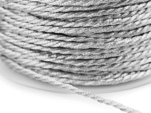Premium Metallic Twisted Cord (1.5mm) for Gift Wrapping, Crafts, and Holiday Decor