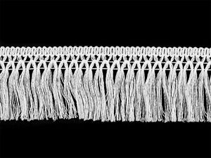 Premium Cotton Fringe Trim (55mm) with Temporary Stabilizer Thread