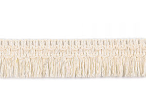 Premium Cotton Fringe Trim (25mm Width) – High-Quality Haberdashery Tassel for Cushions, Home Decor, and Apparel