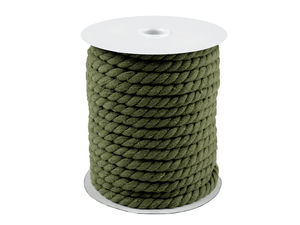 Premium 3-Strand Twisted Cotton Macrame Cord - 8mm Universal Rope for Crafts, Home Decor, and DIY Projects
