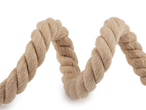 Premium 20mm Twisted Cotton Cord - Thick Macrame Rope for DIY Crafts, Home Decor & Railings