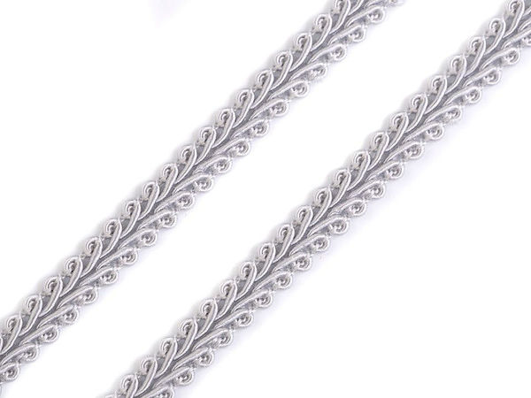 Premium Italian 8mm Gimp Braid Trim - Elegant Non-Elastic Decorative Trimming for Fashion, Accessories, and Home Decor