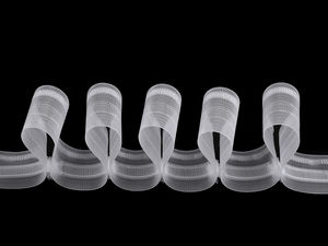 Clip-N-Wave Transparent Drapery and Curtain Heading Tape - 50mm