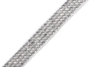 Premium Self-Adhesive Rhinestone Crystal Trimming (10mm Width) - Sparkling Diamond Ribbon for Crafts, Wedding Decor, and Gift Wrapping