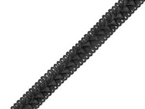 Premium 18mm Ribbon Interwoven Trimming Braid - Elegant Non-Elastic Decorative Trim for Garments, Crafts & Home Decor