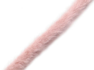 Premium Faux Fur Trimming Ribbon for Sewing & Crafts - 1.5cm Flat Edge Fur Trim for Hoods, Coats, Hats, and DIY Decor