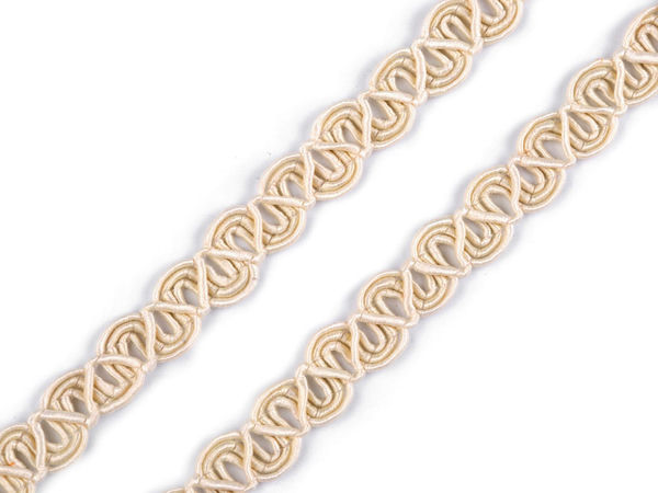 Premium 8mm Cotton Trimming Braid - Decorative Ribbon for Sewing, Crafts, and Upholstery