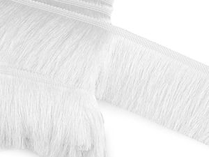 Premium Dense Chainette Fringe Trim (90mm Width) - Shiny Decorative Tassel Fringe for Apparel and Home Decor