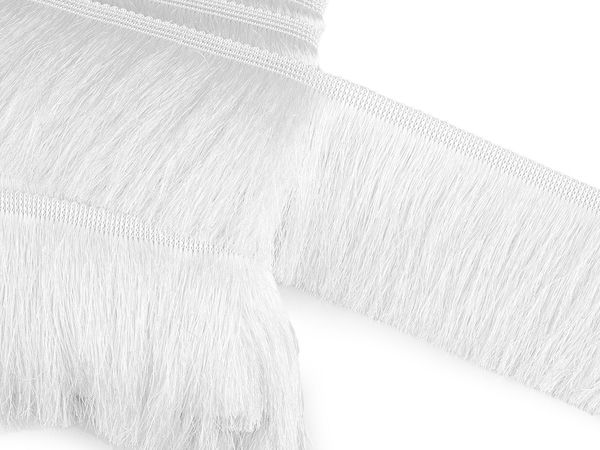 Premium Dense Chainette Fringe Trim (90mm Width) - Shiny Decorative Tassel Fringe for Apparel and Home Decor