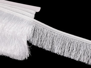 Premium Shiny Fringe Trim (60mm) - Elegant Chainette Embellishment for Apparel and Home Decor