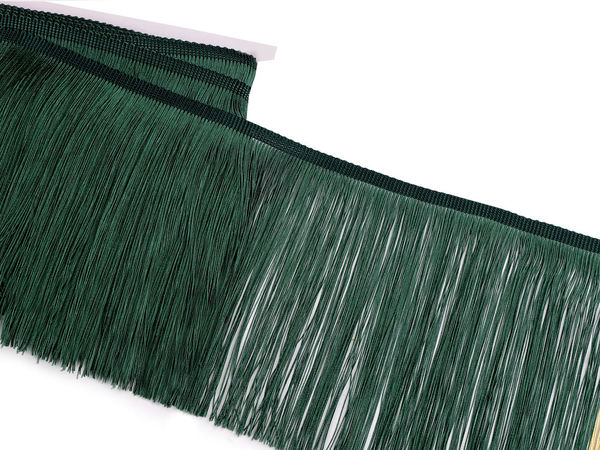 Premium Shiny Chainette Fringe Trim (18 cm Width) – Elegant Soft Decorative Trim for Dresses, Costumes, and Home Decor