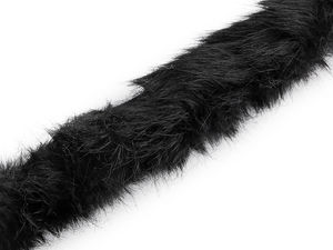 Premium Faux Fur Trim Ribbon with Sew-In Tape (5cm Width) – Luxury Decorative Fur Band for Apparel, Hoods, Sleeves, and DIY Winter Crafts