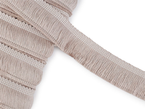 Premium Heavyweight Cotton Fringe Trim, 40mm Width - Dense Decorative Brush Tassel for Cushions, Tablecloths, and Crafts