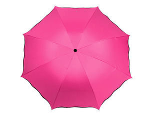 Magic Color-Changing Floral Folding Umbrella for Women | Compact, Windproof, UV-Protection Travel Umbrella