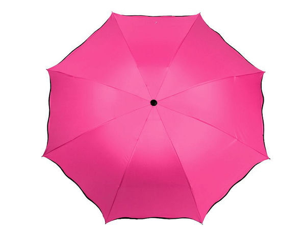 Magic Color-Changing Floral Folding Umbrella for Women | Compact, Windproof, UV-Protection Travel Umbrella