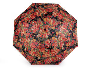 Premium Windproof Compact Folding Umbrella for Women - Lightweight Travel Umbrella with Protective Cover, 8-Rib Construction