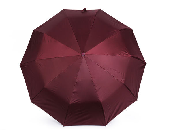 Premium 10-Rib Windproof Automatic Folding Umbrella with Integrated LED Handle Flashlight