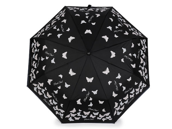 Ladies Magic Color-Changing Butterfly Umbrella – Automatic Open Folding Rain & Sun Umbrella with UV Protection