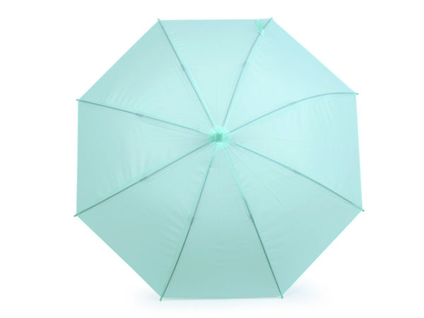Girls' Automatic Open Pastel Umbrella - Durable Wind-Resistant Rain Gear (Ages 8+)