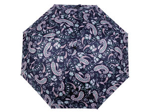 Ladies Premium Mini Folding Umbrella - Compact Lightweight Purse Umbrella with 8-Rib Durable Construction & Protective Cover