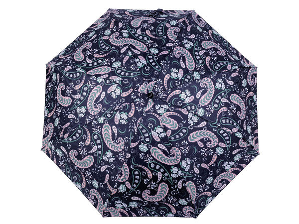 Ladies Premium Mini Folding Umbrella - Compact Lightweight Purse Umbrella with 8-Rib Durable Construction & Protective Cover