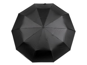 Premium Automatic Folding Umbrella - Windproof 10-Rib Large Unisex Travel Umbrella with Wood-Grain Handle