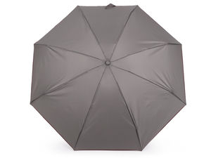 Premium Compact Mini Folding Umbrella with UV Protection and Colored Trim - Lightweight Travel Rain and Sun Parasol