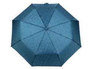 Elegant Ladies Automatic Open & Close Folding Umbrella with UV Protection and Leaf Motif