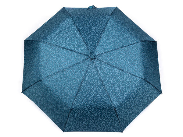 Elegant Ladies Automatic Open & Close Folding Umbrella with UV Protection and Leaf Motif