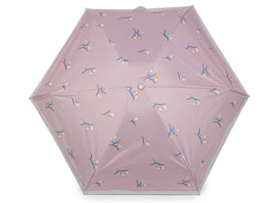 Premium Compact Women's Mini Folding Umbrella - Elegant Floral Tulip Design, Lightweight Travel Umbrella with UV Protection