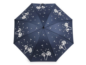Women's Color-Changing Dandelion Stick Umbrella – Windproof Auto-Open Rain & Sun Parasol