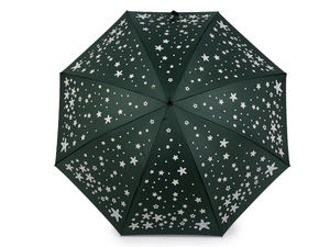 Women's Magic Color-Changing Star Stick Umbrella - Windproof Auto-Open Canopy