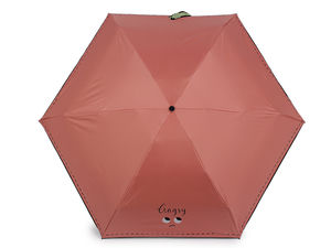 Ultra-Compact Mini Folding Umbrella with Matching Tote Case - Lightweight UV-Blocking Travel Parasol and Rain Umbrella for Women and Girls