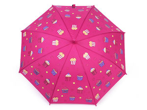 Kids' Color-Changing Windproof Umbrella - Cupcake, Monster & Car Designs