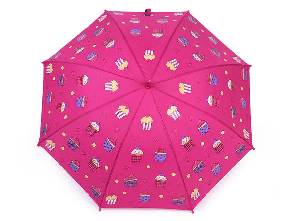 Kids' Color-Changing Windproof Umbrella - Cupcake, Monster & Car Designs