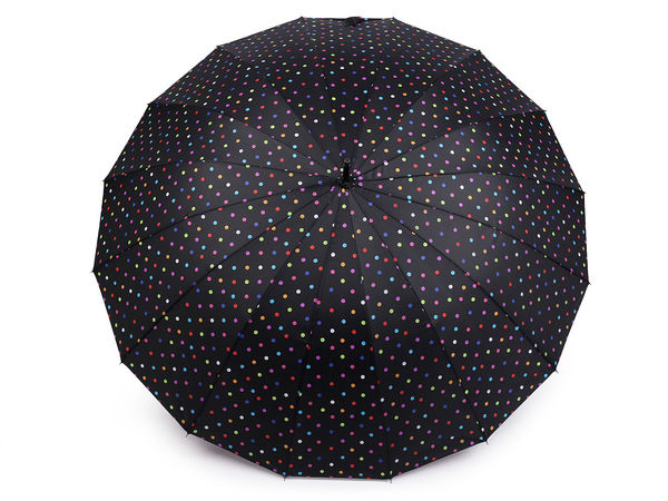 Premium Windproof Maxi Family Stick Umbrella - Large Auto-Open 16-Rib Rain Umbrella for Two