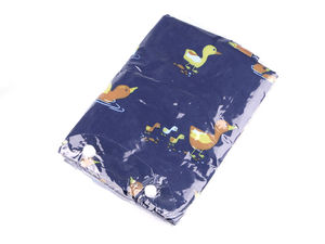 Premium Children's Waterproof Raincoat with Hood and Matching Storage Case - Colorful All-Over Motifs