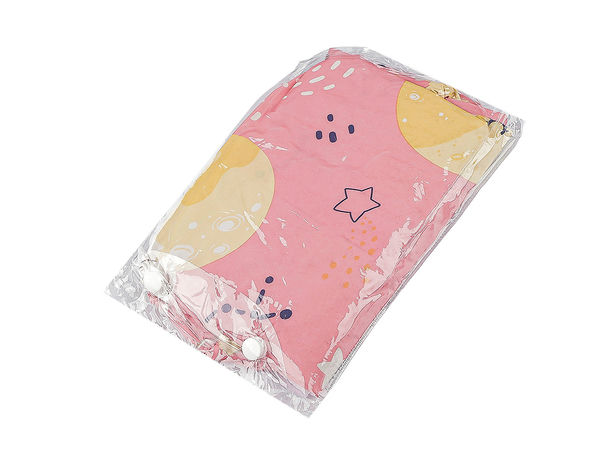 Premium Children's Waterproof Raincoat with Hood and Matching Storage Case - Colorful All-Over Motifs