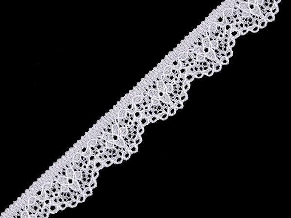 Premium Stretch Elastic Lace Ribbon (16mm) - Multi-Color Decorative Trim for Sewing, Apparel, and Home Decor