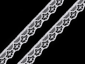 Premium 14mm Polyamide Lace Ribbon - Elegant Nylon Decorative Trim for Tablecloths, Pillows, and Apparel