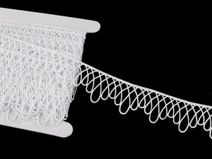 Premium Minimalist Guipure Lace Trim (30mm Width) – Elegant Non-Elastic Lace Ribbon for Apparel Embellishments, Crafts and Home Decor