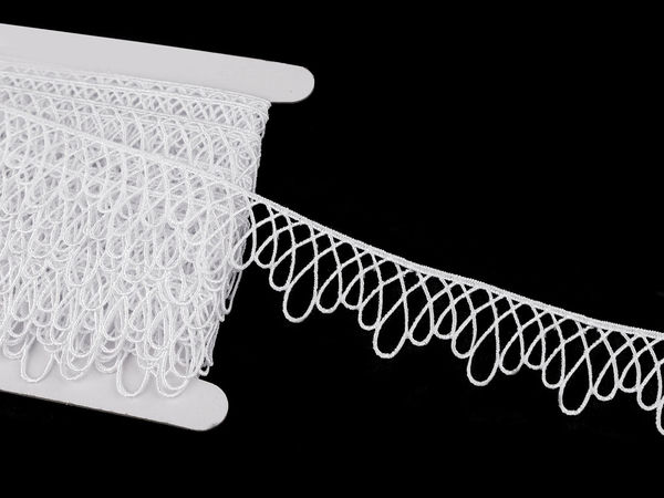Premium Minimalist Guipure Lace Trim (30mm Width) – Elegant Non-Elastic Lace Ribbon for Apparel Embellishments, Crafts and Home Decor