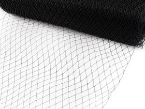 Premium French Veiling Mesh for Millinery and Bridal Wear - 25cm Width