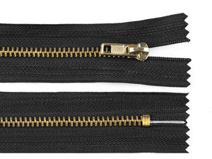 Premium No. 4 Metal Closed-End Zipper (20 cm) - Durable Fastener for Pants, Sweatshirts, and Bags