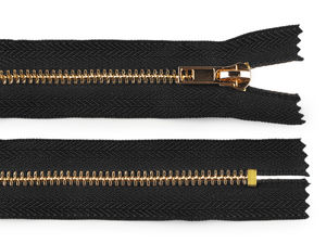 Premium No. 5 Metal Zipper (14 cm) - Closed-End Auto-Lock Fastener for Jeans, Pockets, and Outerwear