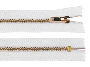 Premium No. 5 Closed-End Metal Zipper with Autolock Slider - 20 cm for Jeans and Outerwear